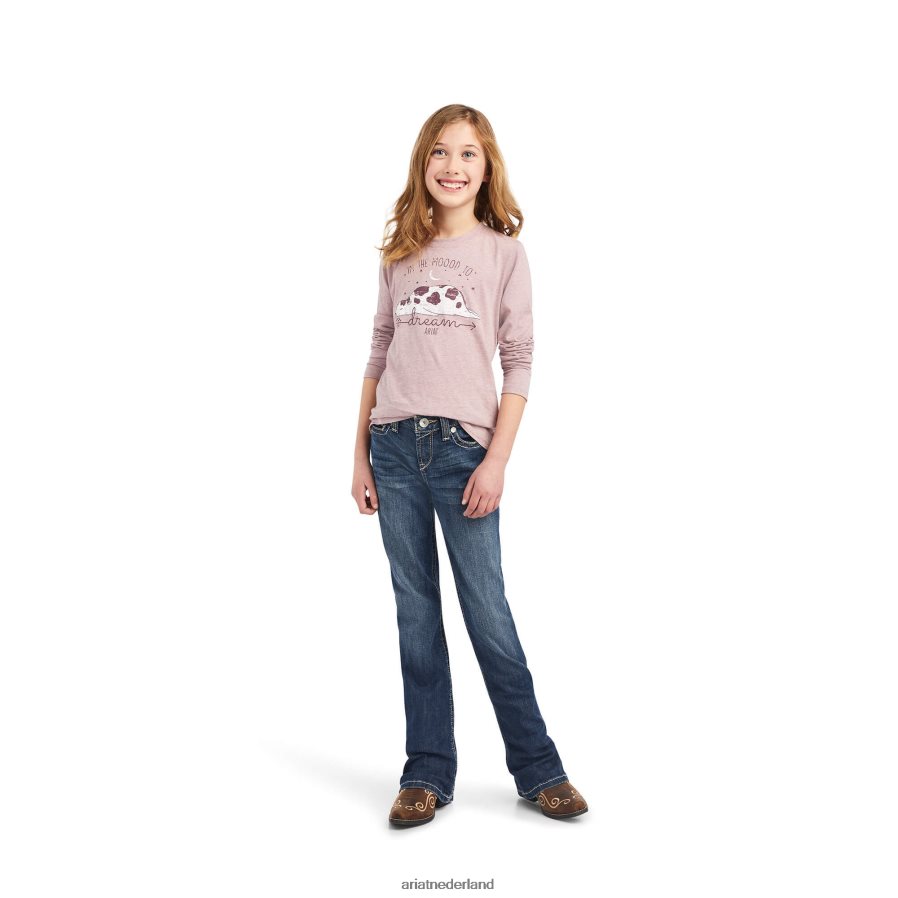 nostalgie steeg echt dreamin-moodshirt Ariat kinderen kleding PJ26LN4035