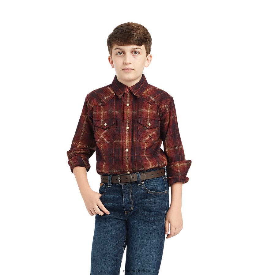 rubaiyat Hiller retro-fit overhemd Ariat kinderen kleding PJ26LN4093