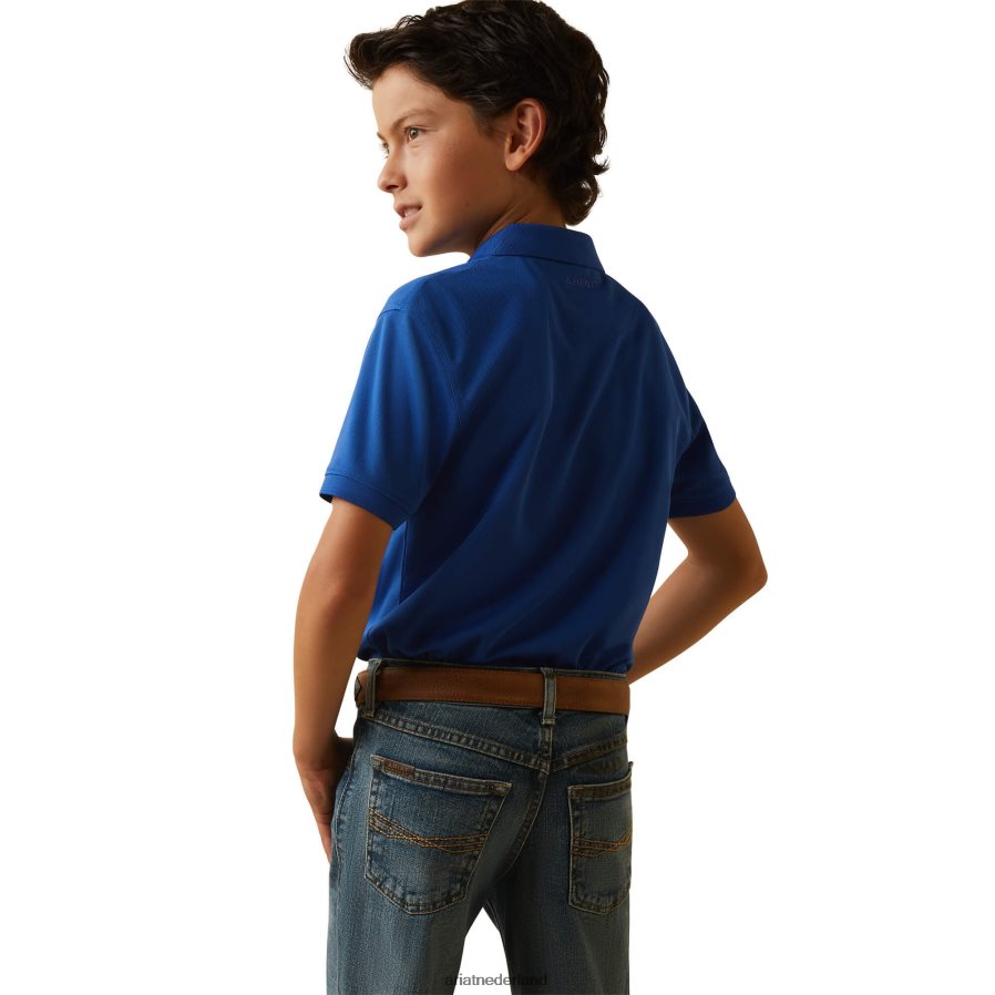 Monaco blauw tek polo Ariat kinderen kleding PJ26LN4006