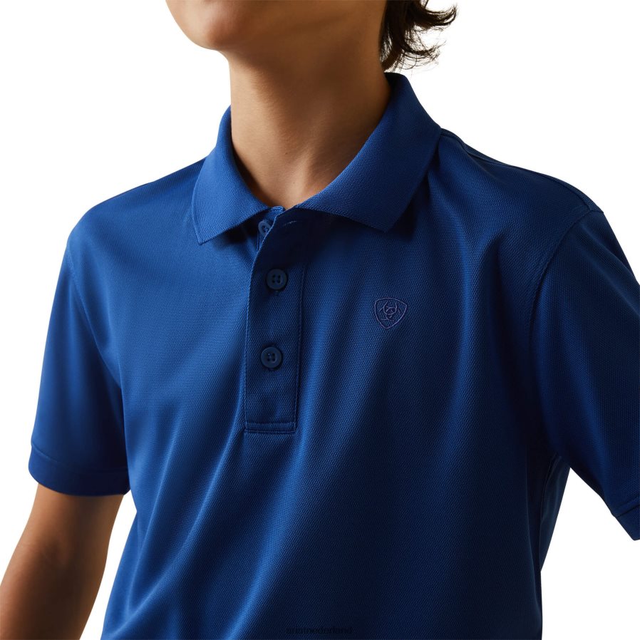Monaco blauw tek polo Ariat kinderen kleding PJ26LN4006