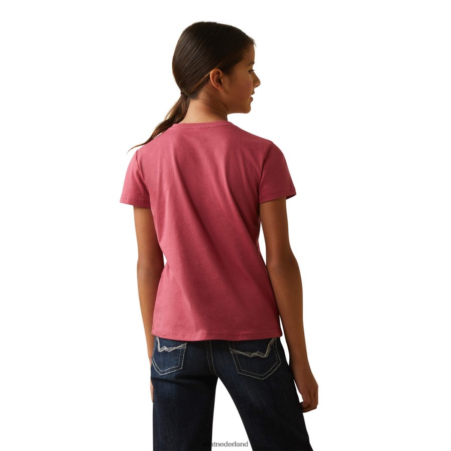 aarde rood duurzame goederen tee Ariat kinderen kleding PJ26LN4055