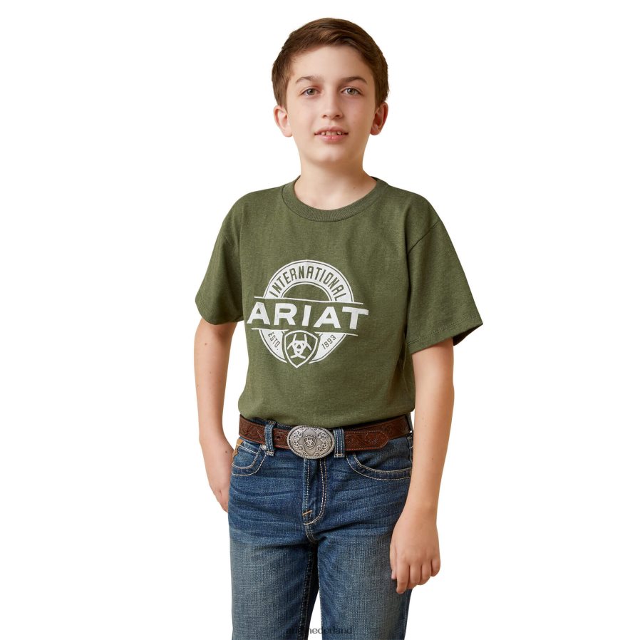 bos heide midden vuur t-shirt Ariat kinderen kleding PJ26LN4062