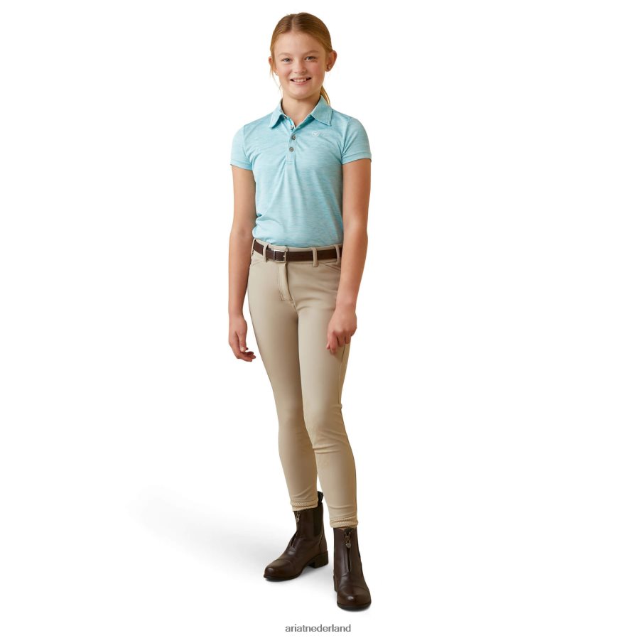 gemêleerd mauiblauw laguna polo Ariat kinderen kleding PJ26LN4042
