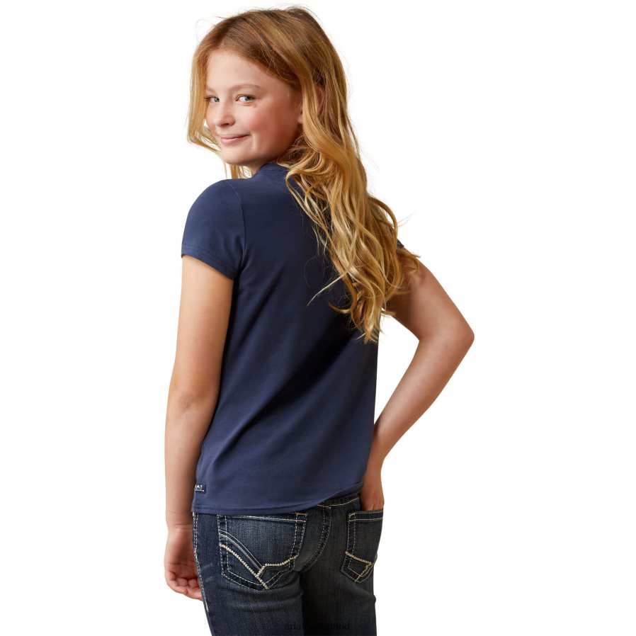 marine eclips stoeiend t-shirt Ariat kinderen kleding PJ26LN3996