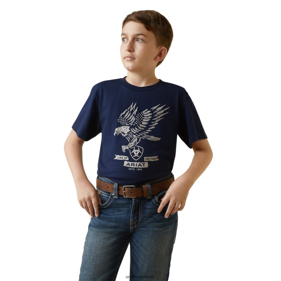 marine vechtende adelaar t-shirt Ariat kinderen kleding PJ26LN4003