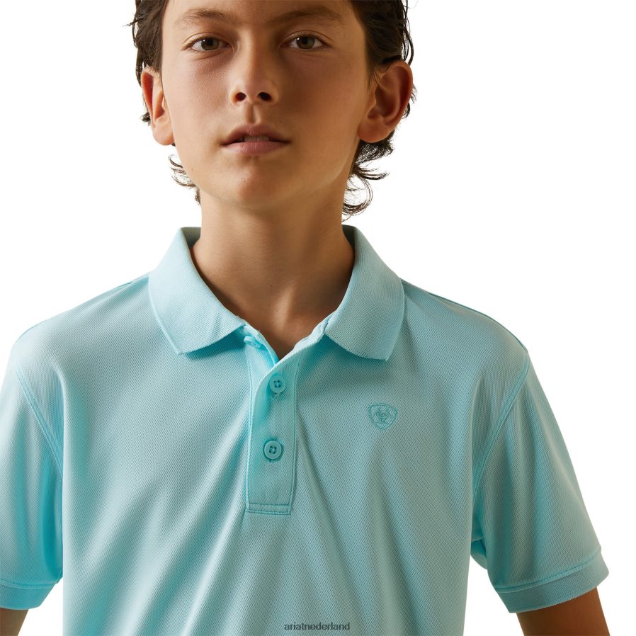 tanger turkoois tek polo Ariat kinderen kleding PJ26LN4027