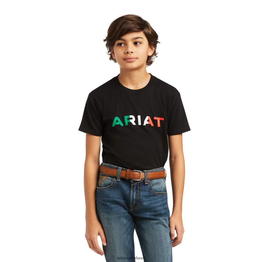 zwart Viva Mexico t-shirt Ariat kinderen kleding PJ26LN4005