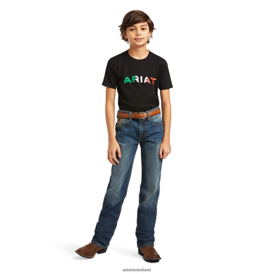 zwart Viva Mexico t-shirt Ariat kinderen kleding PJ26LN4005