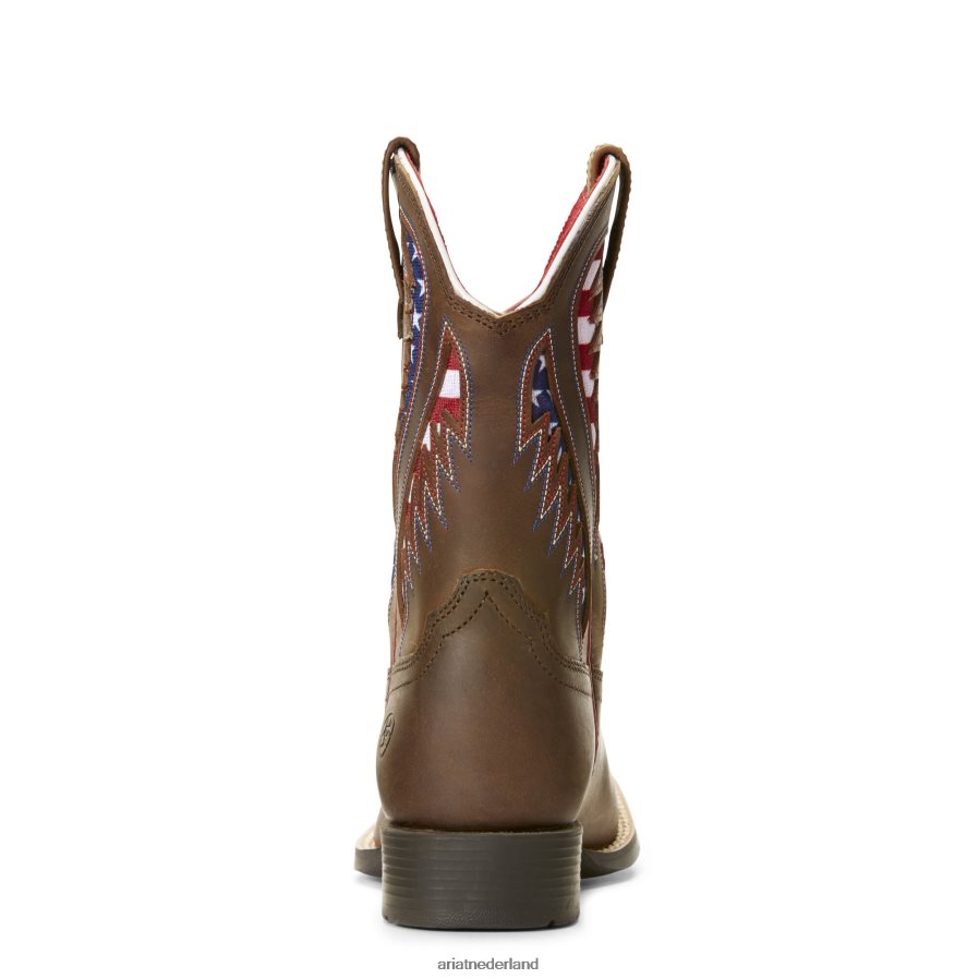 cowboybruin quickdraw venttek westernlaars Ariat kinderen schoenen PJ26LN3838