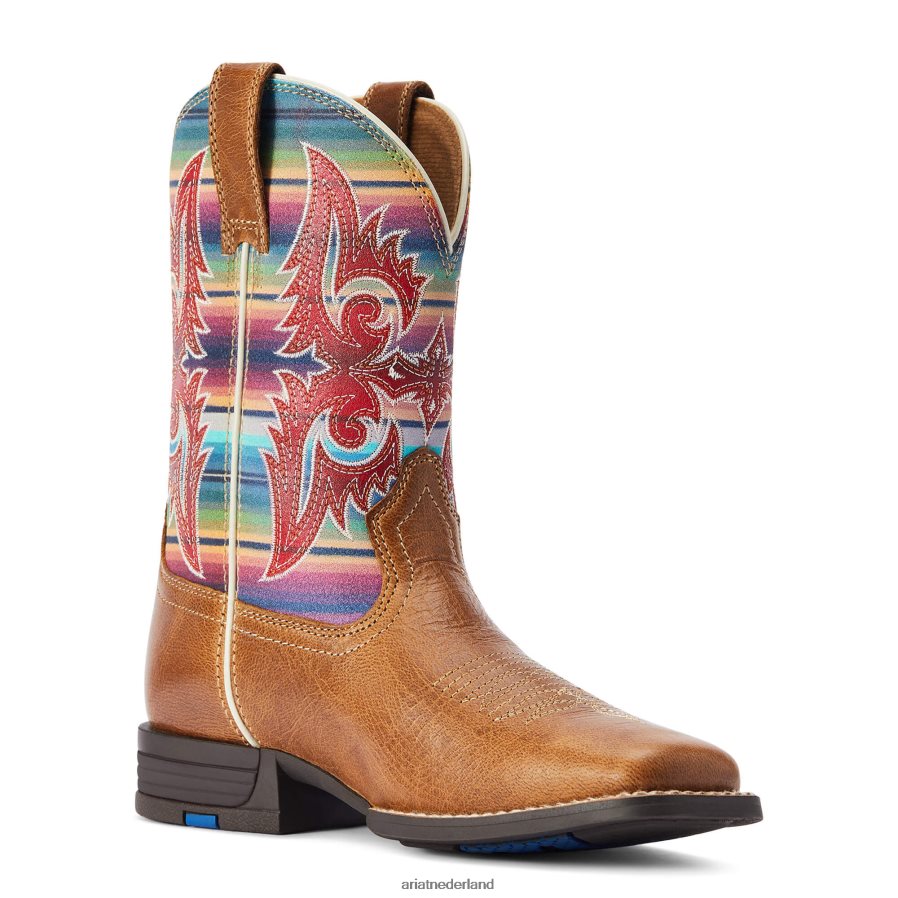 nok bruin lonestar westernlaars Ariat kinderen schoenen PJ26LN3883