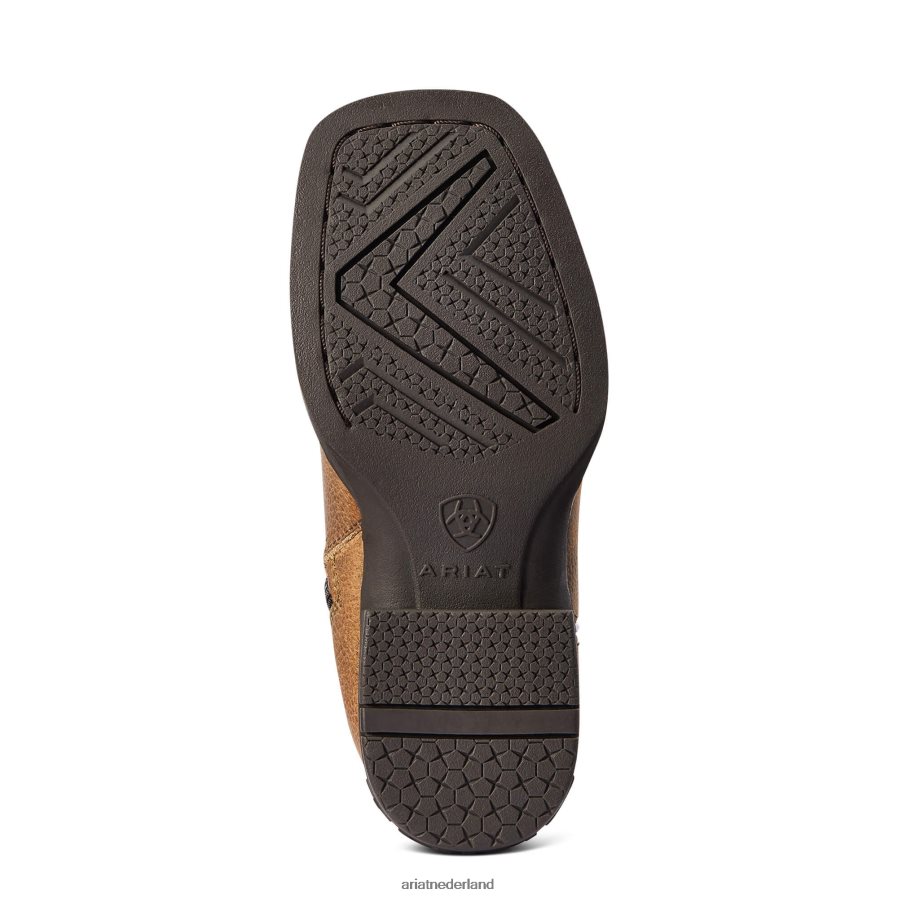 noodlijdend bruin kindervuurvanger westernlaars Ariat kinderen schoenen PJ26LN3944