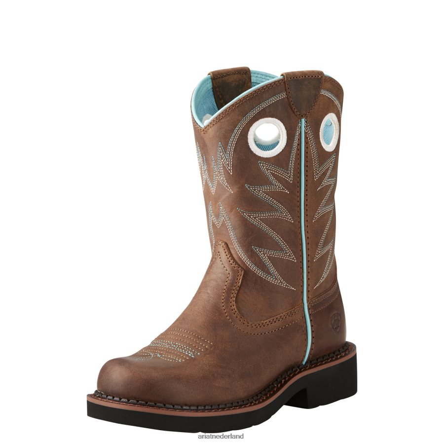 noodlijdend bruin probaby westernlaars Ariat kinderen schoenen PJ26LN3844
