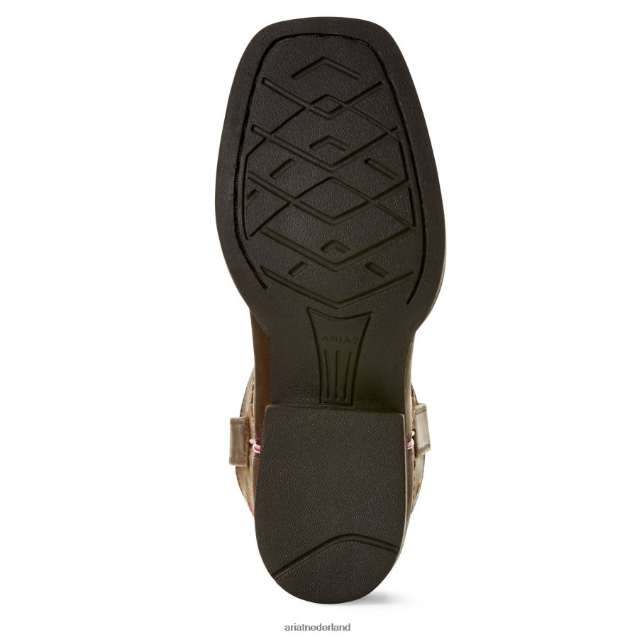 noodlijdend bruin quickdraw venttek westernlaars Ariat kinderen schoenen PJ26LN3837
