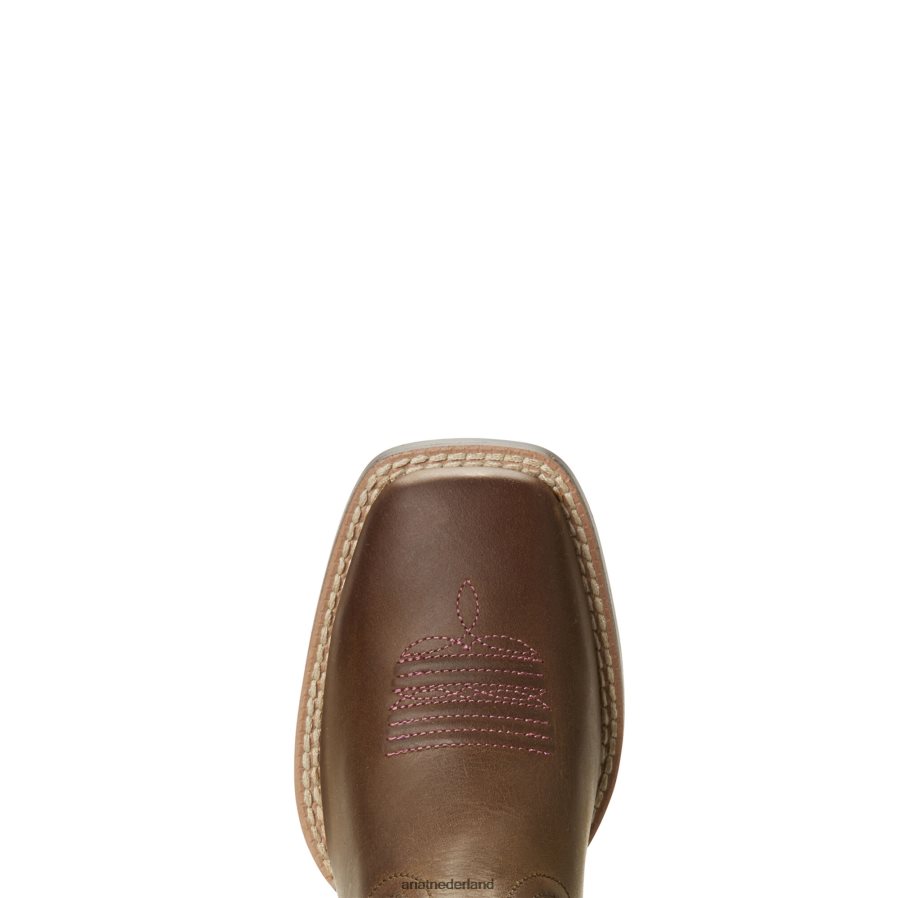 noodlijdend bruin quickdraw venttek westernlaars Ariat kinderen schoenen PJ26LN3837