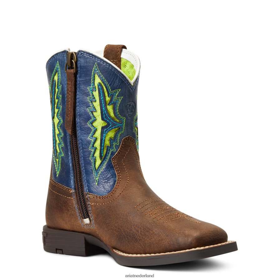 ruige roest koel venttek westernlaars Ariat kinderen schoenen PJ26LN3940