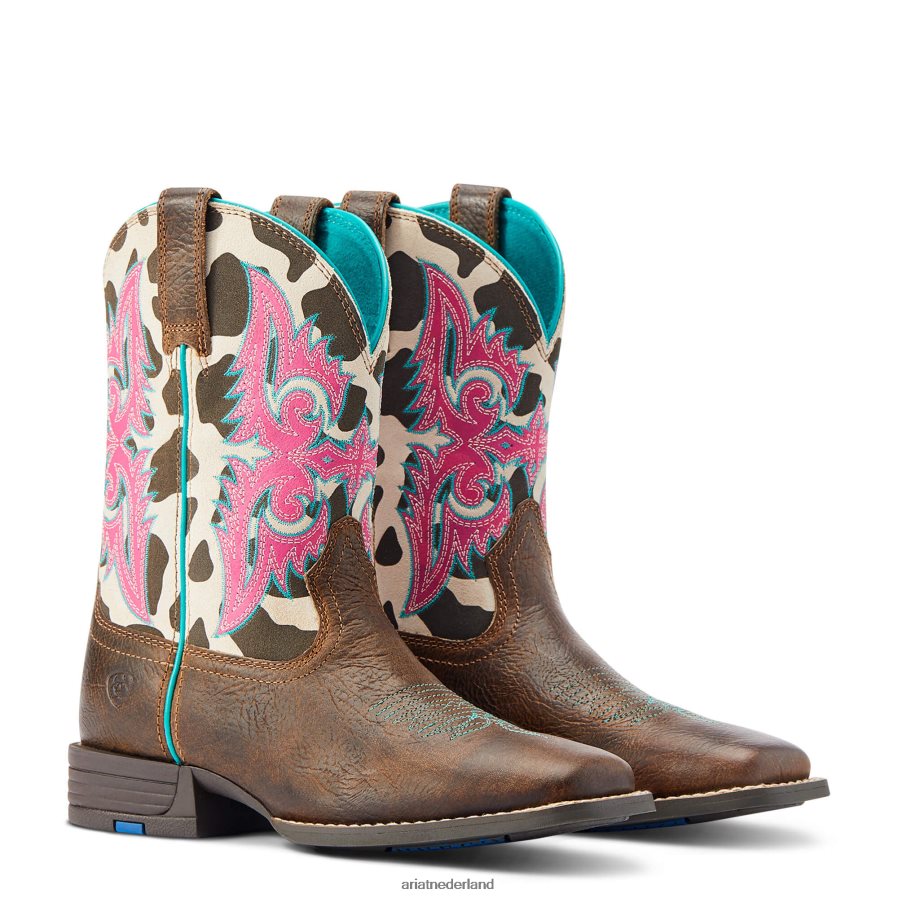 ruige roest lonestar westernlaars Ariat kinderen schoenen PJ26LN3948