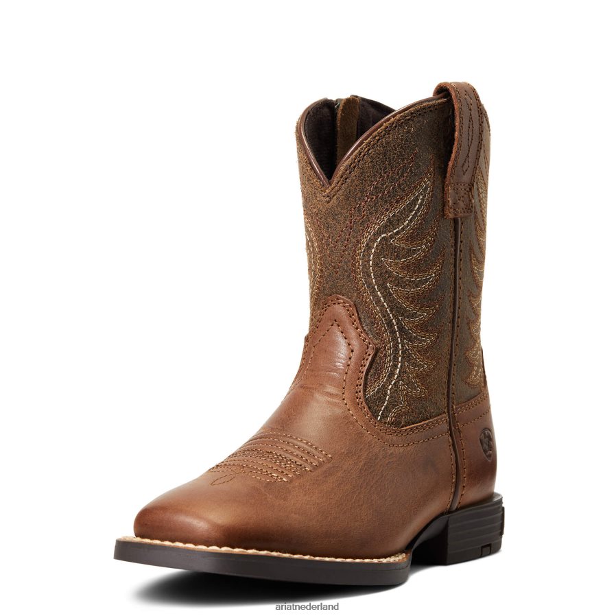 zuring knapperig amos westerse laars Ariat kinderen schoenen PJ26LN3913