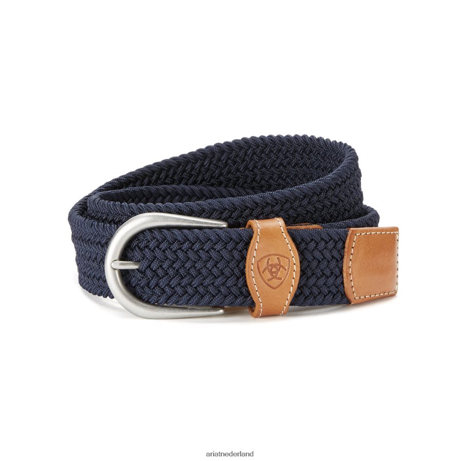 marine één rail geweven riem Ariat unisex accessoires PJ26LN1876
