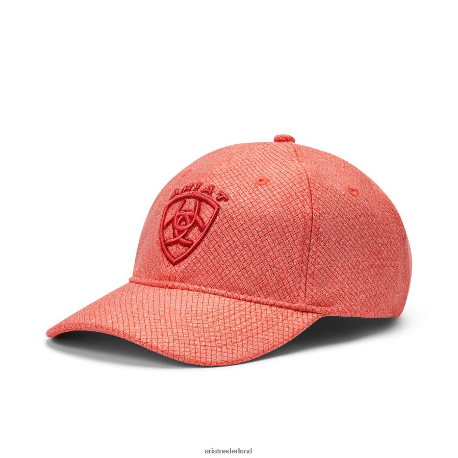 oranje dop met middenschildlogo Ariat vrouwen accessoires PJ26LN3785