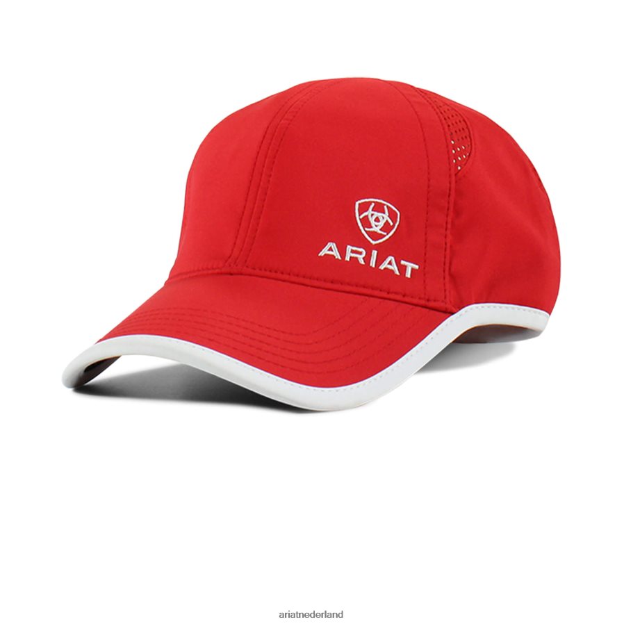 rood offset logo-afwerkingskap Ariat vrouwen accessoires PJ26LN3787