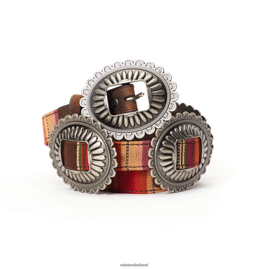 zilver gestreepte multi-conchoriem Ariat vrouwen accessoires PJ26LN3759