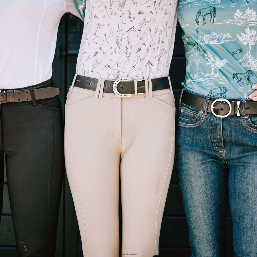 zwart bruin koninklijke omkeerbare riem Ariat vrouwen accessoires PJ26LN3745