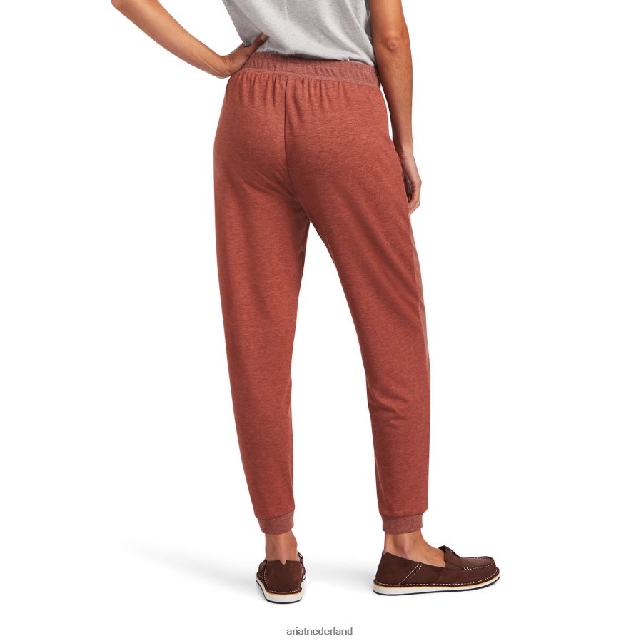 geroosterde roodbruine gebreide joggingbroek Ariat vrouwen bodems PJ26LN2676