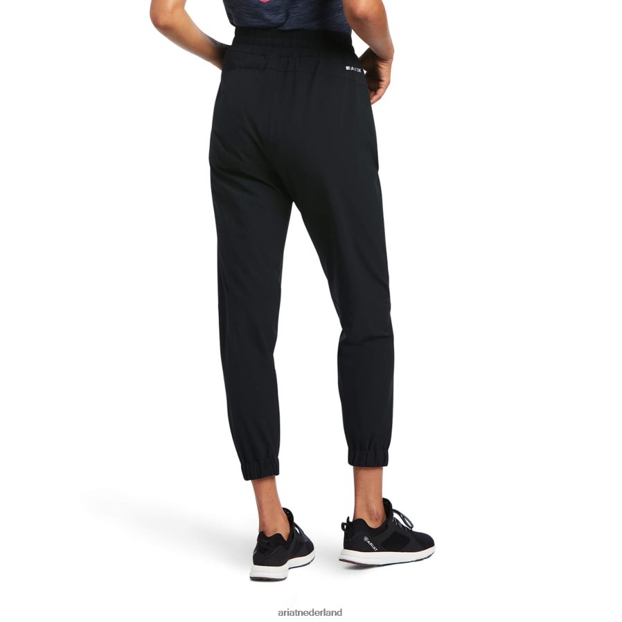 zwart Tek joggingbroek van joggingstof Ariat vrouwen bodems PJ26LN2705