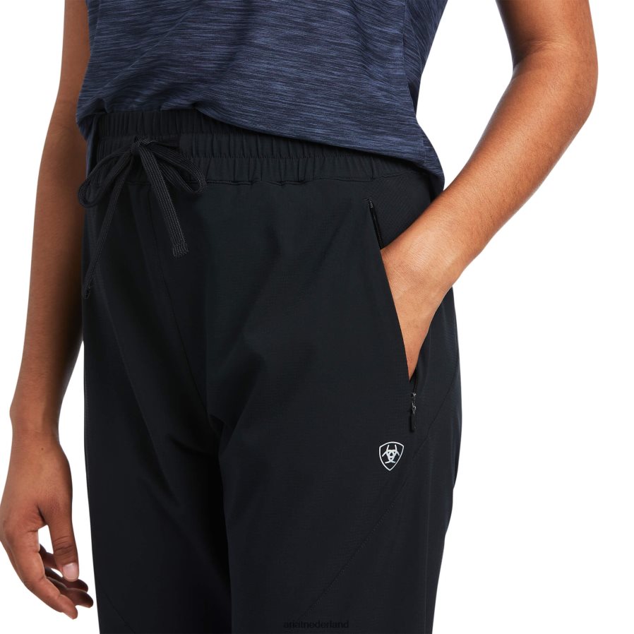 zwart Tek joggingbroek van joggingstof Ariat vrouwen bodems PJ26LN2705