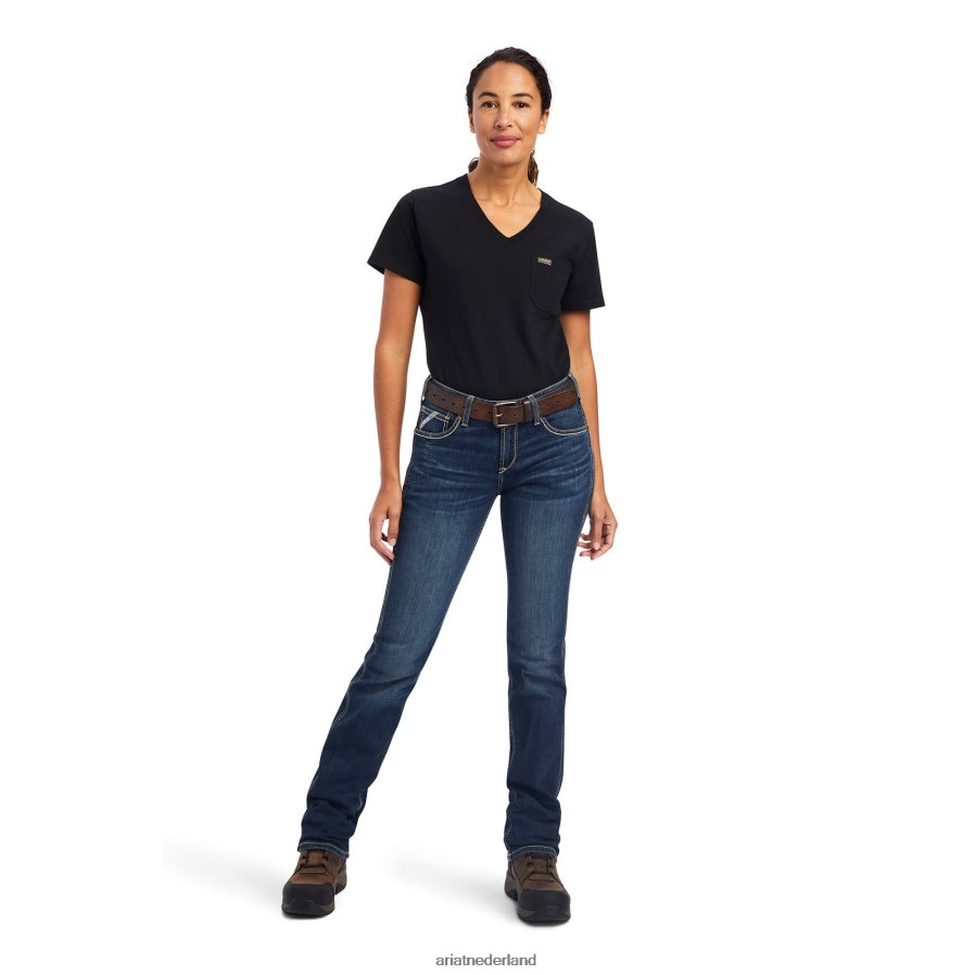 Atlanta wapening klinkhamer rechte jeans Ariat vrouwen bodems PJ26LN2556