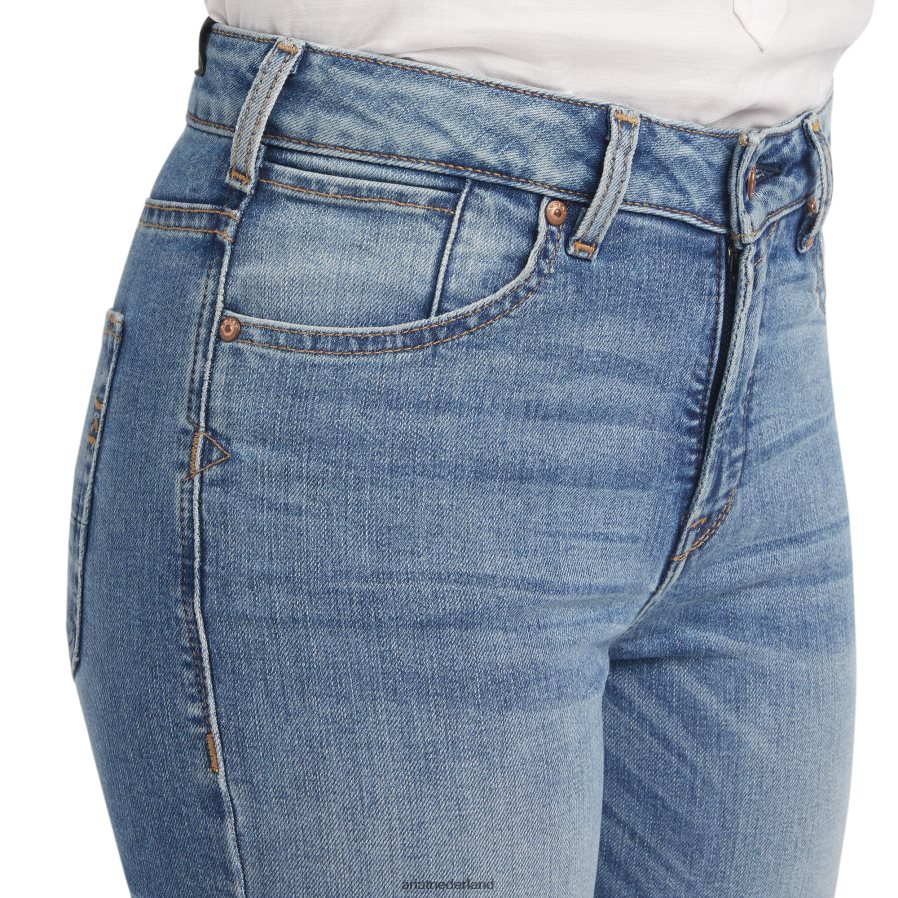 Kaspische premium rechte stretchjeans met hoge taille Ariat vrouwen bodems PJ26LN2614
