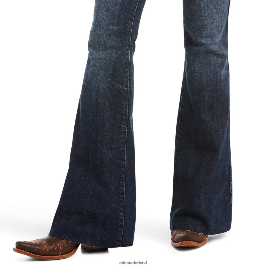 Missouri echt. Brynlee flare jeans met hoge taille Ariat vrouwen bodems PJ26LN2569