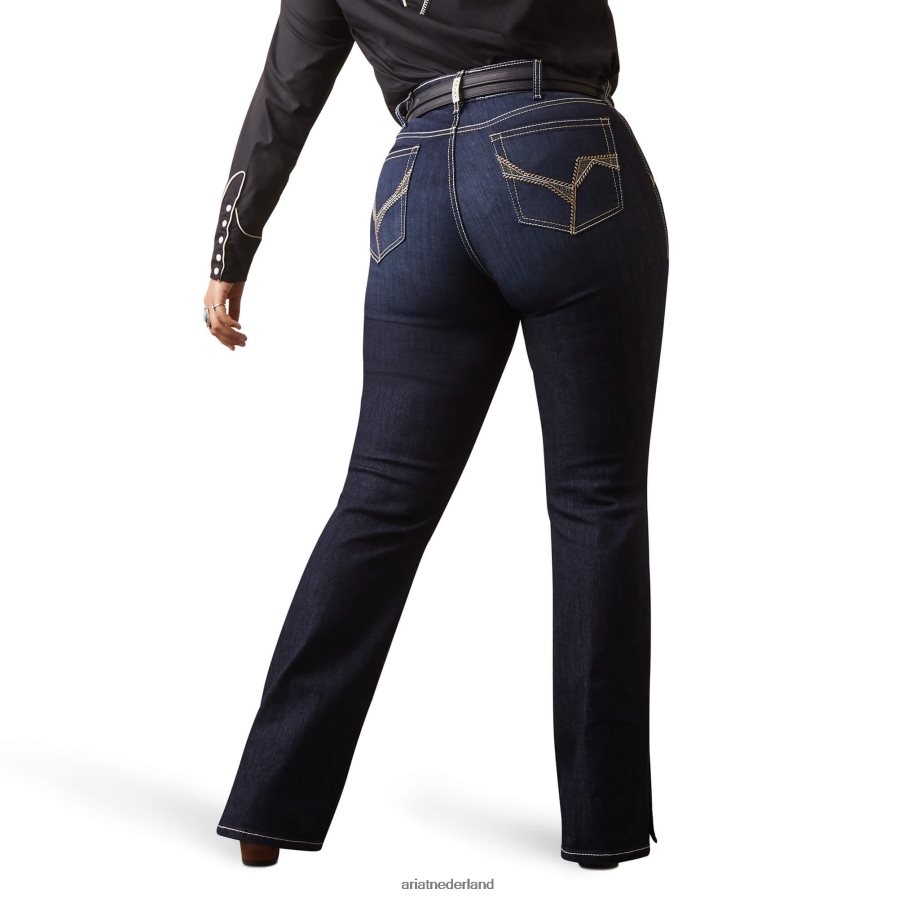 Nashville echt. Danna bootcut jeans met perfecte opkomst en pijl Ariat vrouwen bodems PJ26LN2557