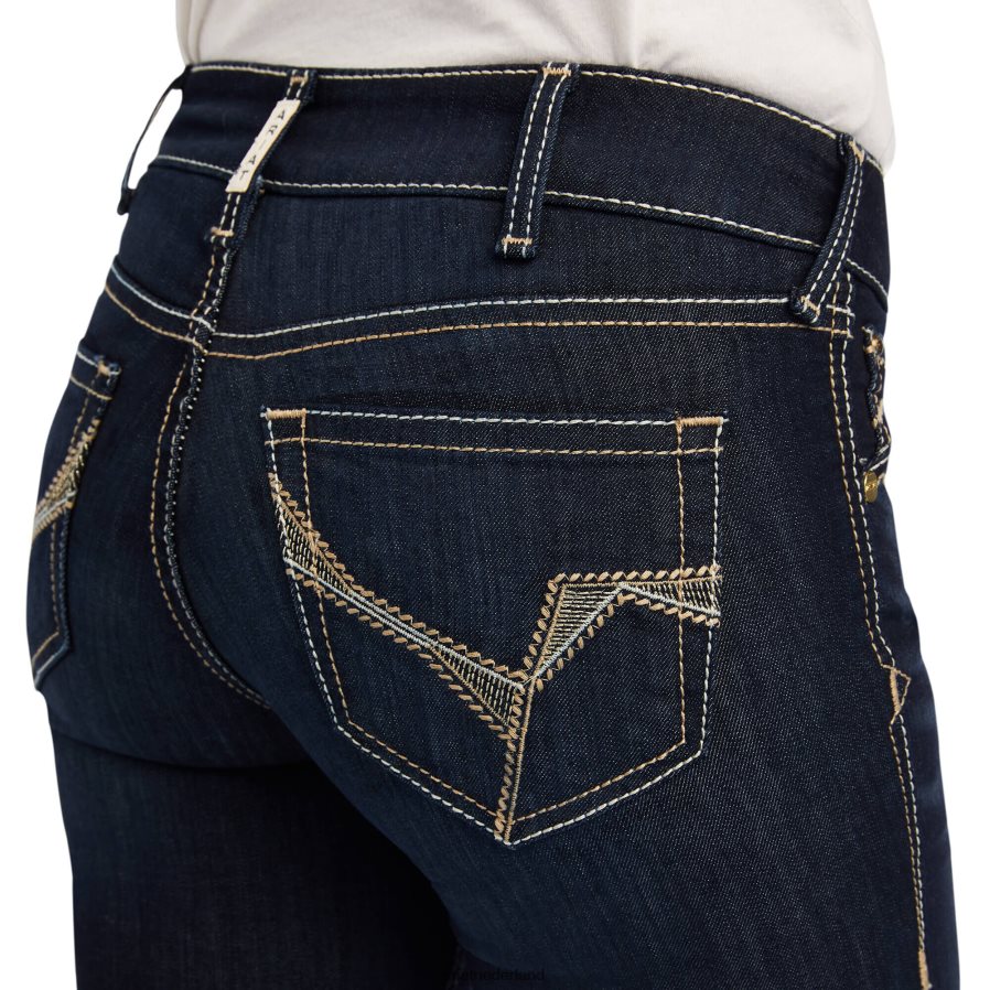 Nashville echt. Danna bootcut jeans met perfecte opkomst en pijl Ariat vrouwen bodems PJ26LN2557