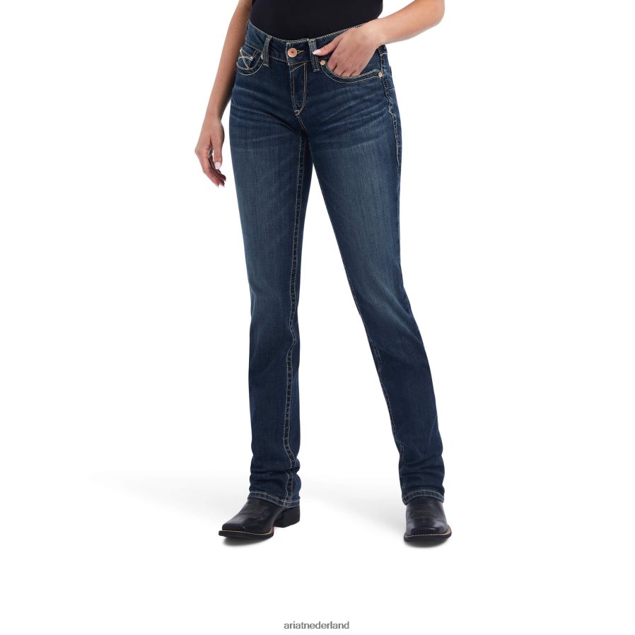pasadena echt. Freesia rechte jeans Ariat vrouwen bodems PJ26LN2608