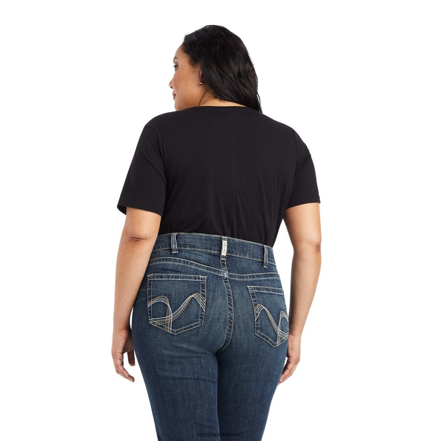 pasadena echt. Freesia rechte jeans Ariat vrouwen bodems PJ26LN2608