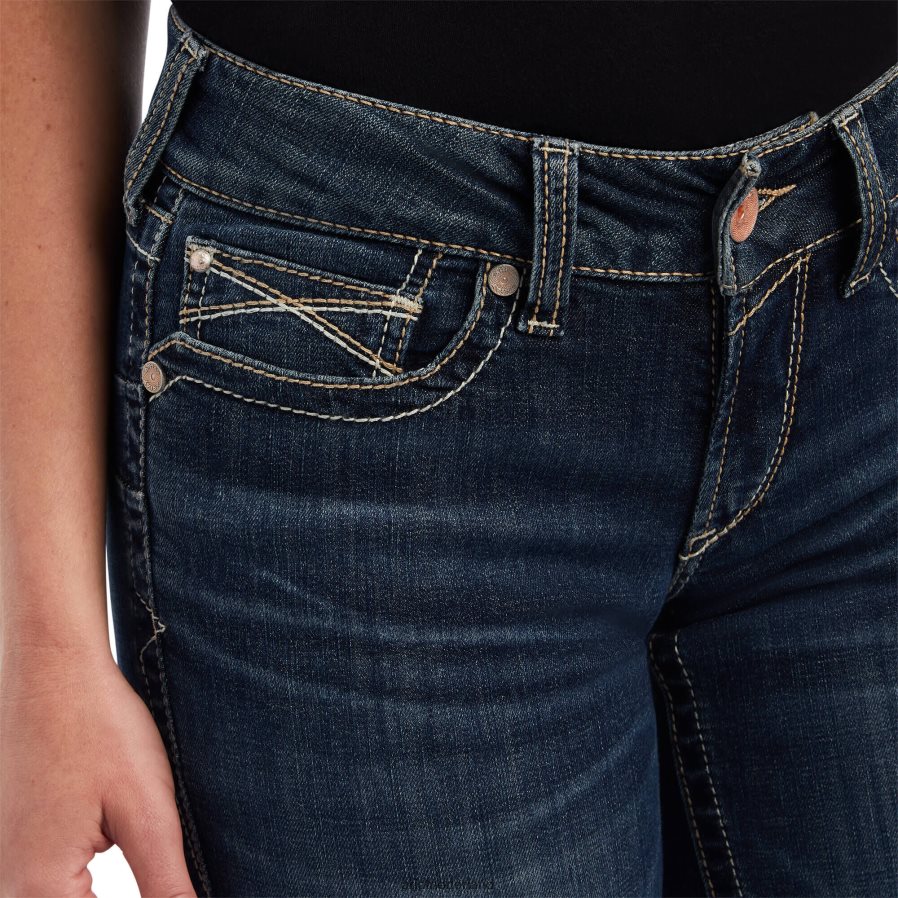 pasadena echt. Freesia rechte jeans Ariat vrouwen bodems PJ26LN2608