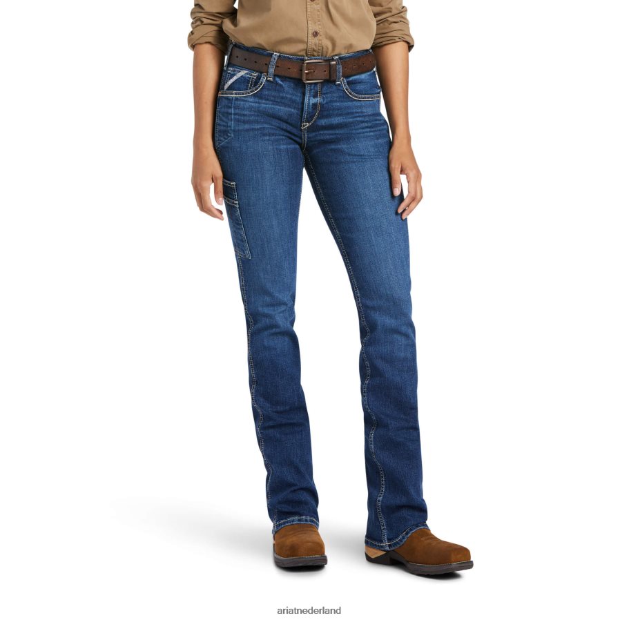 pilaar rebar work flex perfect rise klinkhamer bootcut jeans Ariat vrouwen bodems PJ26LN2558