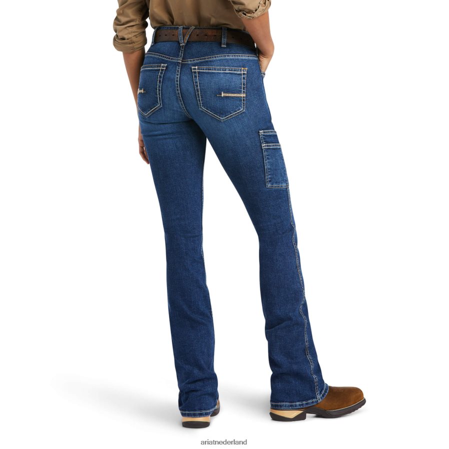 pilaar rebar work flex perfect rise klinkhamer bootcut jeans Ariat vrouwen bodems PJ26LN2558