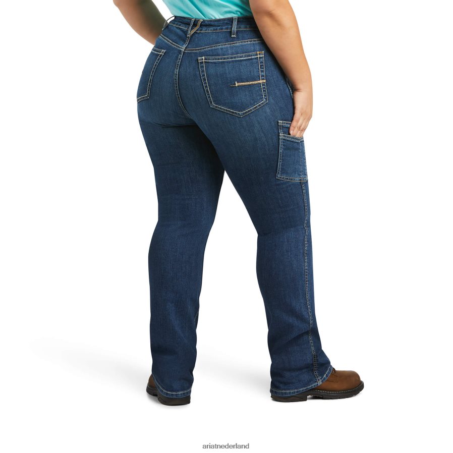 pilaar rebar work flex perfect rise klinkhamer bootcut jeans Ariat vrouwen bodems PJ26LN2558