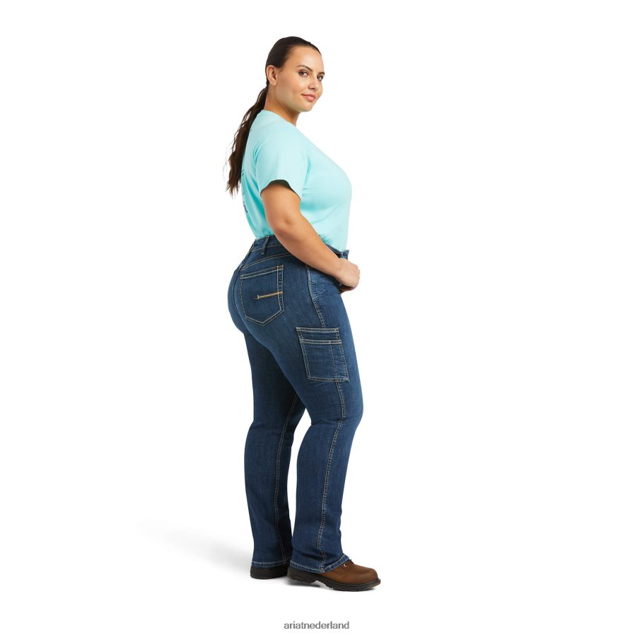 pilaar rebar work flex perfect rise klinkhamer bootcut jeans Ariat vrouwen bodems PJ26LN2558