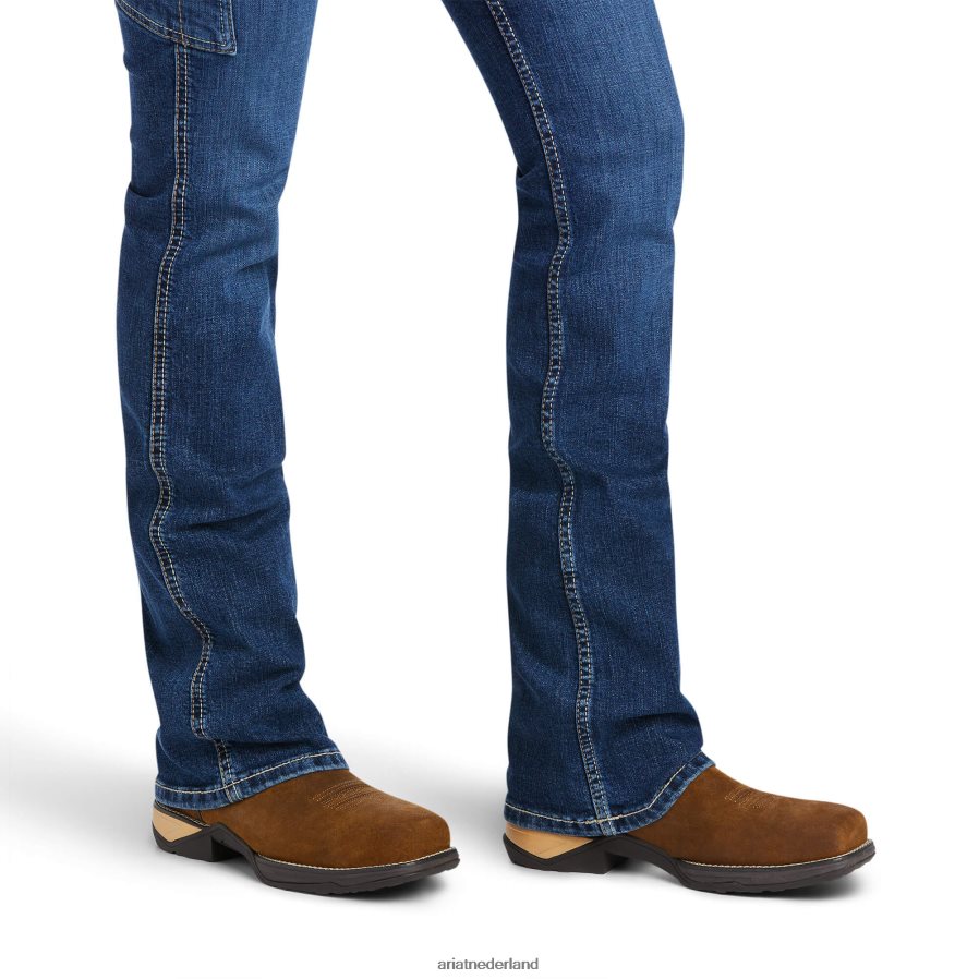 pilaar rebar work flex perfect rise klinkhamer bootcut jeans Ariat vrouwen bodems PJ26LN2558