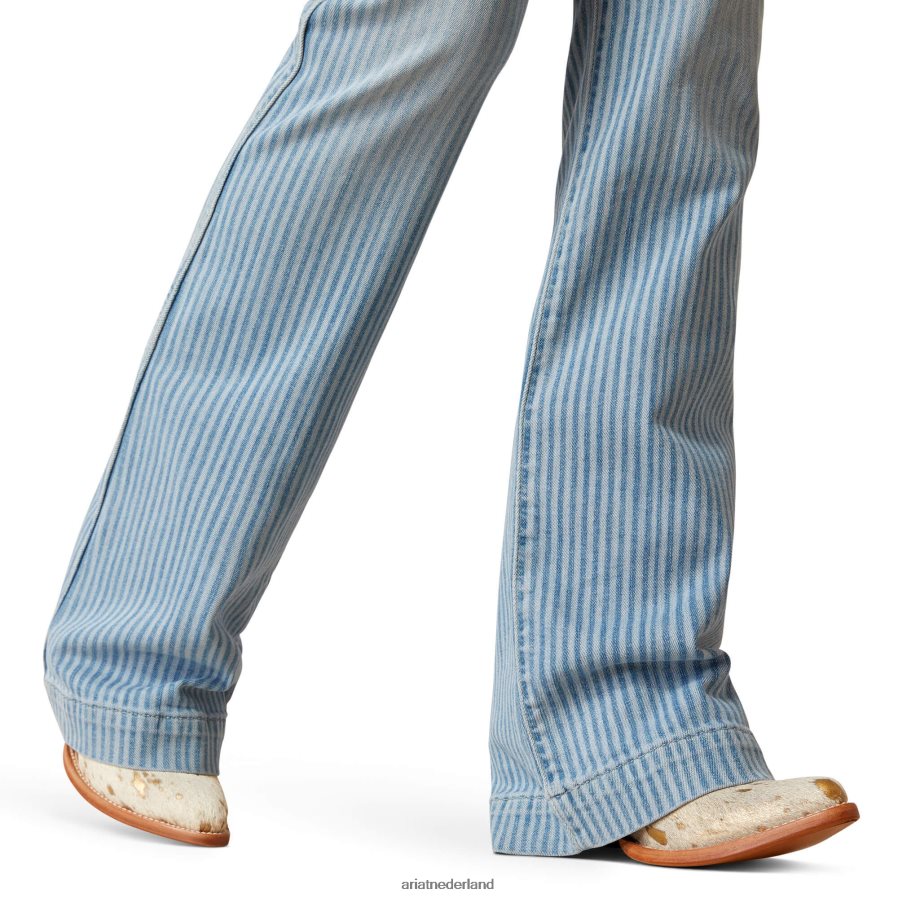 streep hoge taille laser wijde pijpen Ariat vrouwen bodems PJ26LN2534
