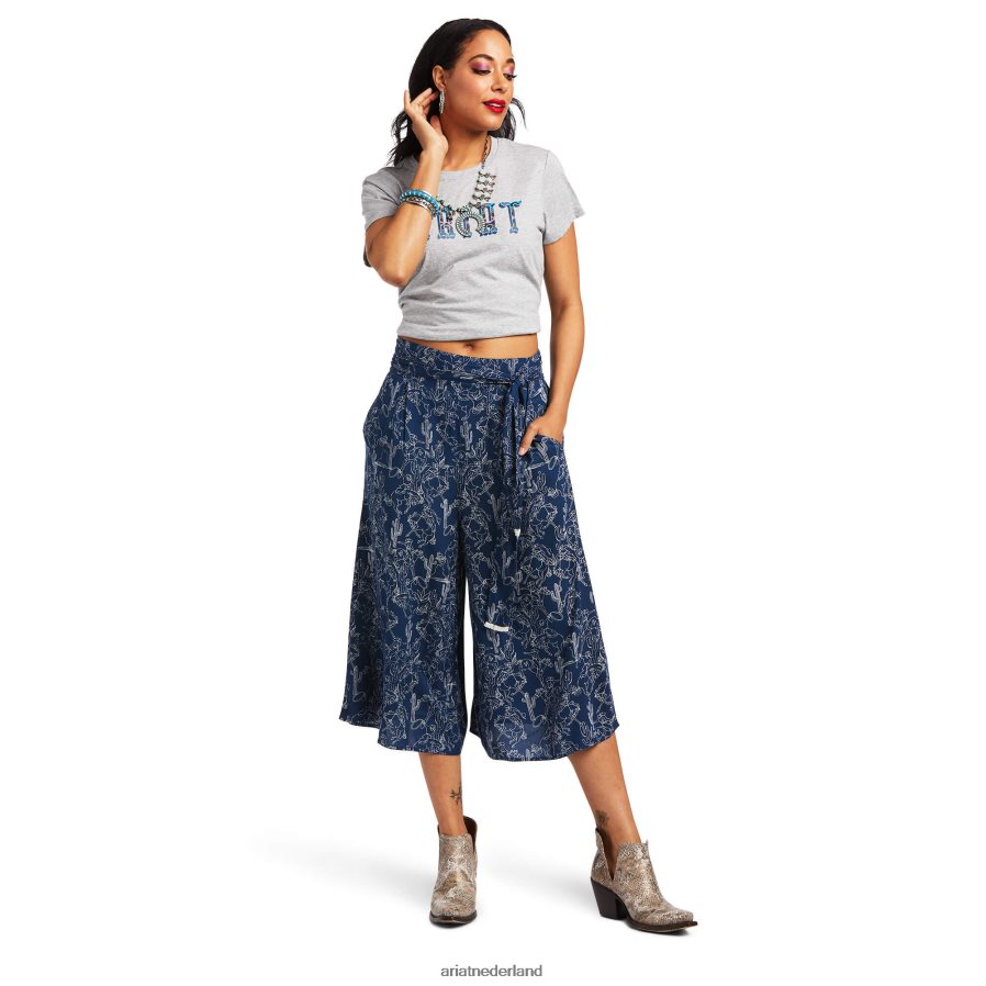 meerdere afdrukken bokkende paardgoucho Ariat vrouwen bodems PJ26LN2682