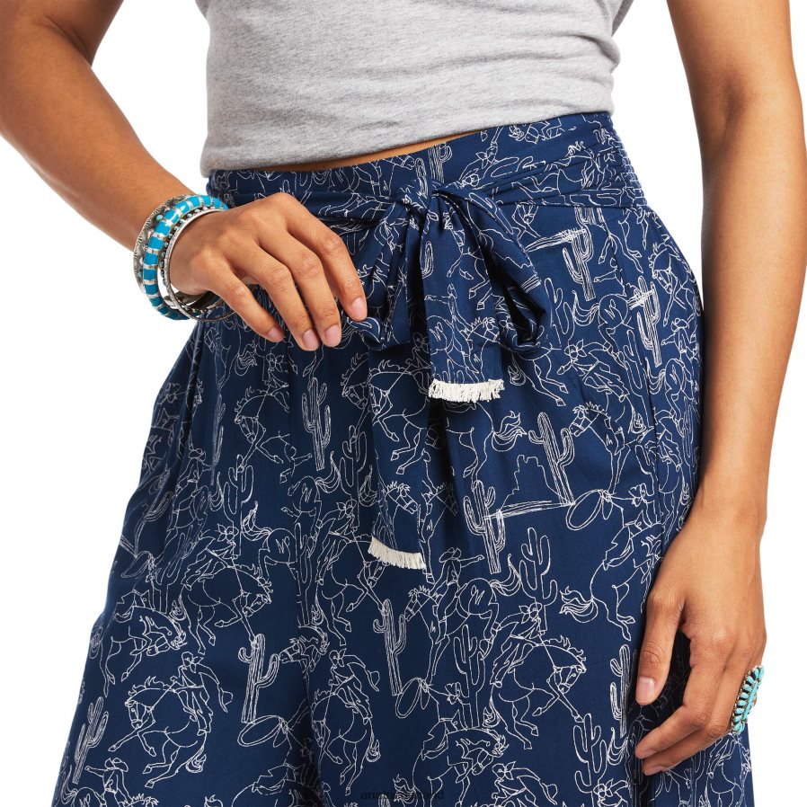 meerdere afdrukken bokkende paardgoucho Ariat vrouwen bodems PJ26LN2682