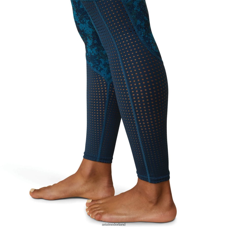 diepe petroleum camouflage bloemen eos volledige stoel strak Ariat vrouwen bodems PJ26LN2634