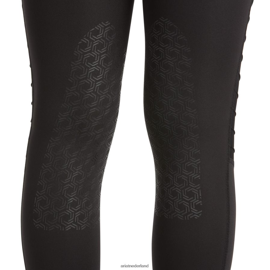 zwart eos moto kniepatch strak Ariat vrouwen bodems PJ26LN2747