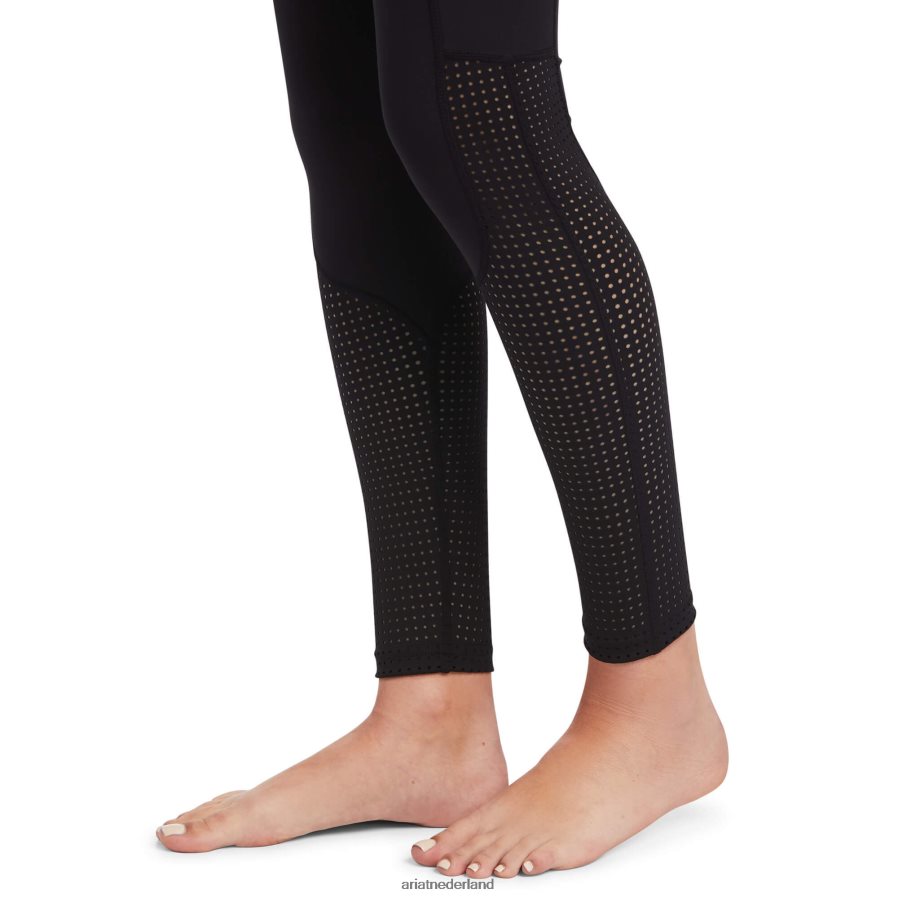 zwart eos volledige stoel strak Ariat vrouwen bodems PJ26LN2730