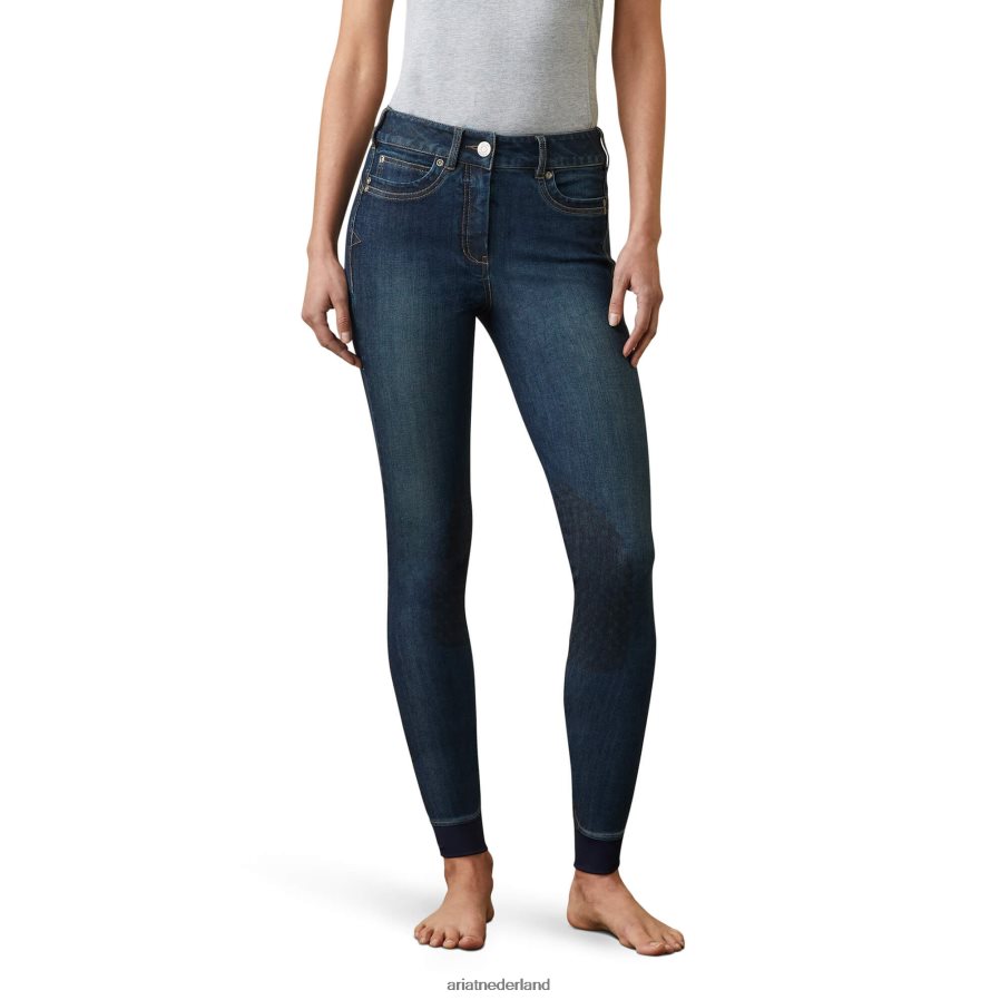 marien halo denim kniestuk stuitligging Ariat vrouwen bodems PJ26LN2713