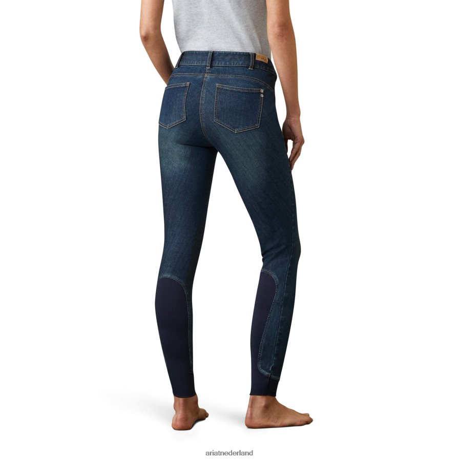 marien halo denim kniestuk stuitligging Ariat vrouwen bodems PJ26LN2713